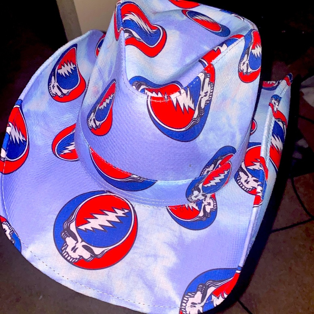 Grateful Dead Cowboy Hat handmade from PG Studios